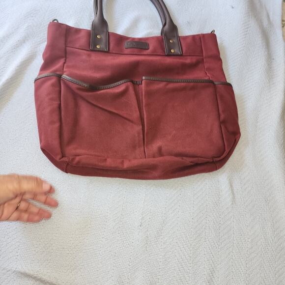 LEVENGER EUC XL CANVAS TOTE BAG - Picture 1 of 6